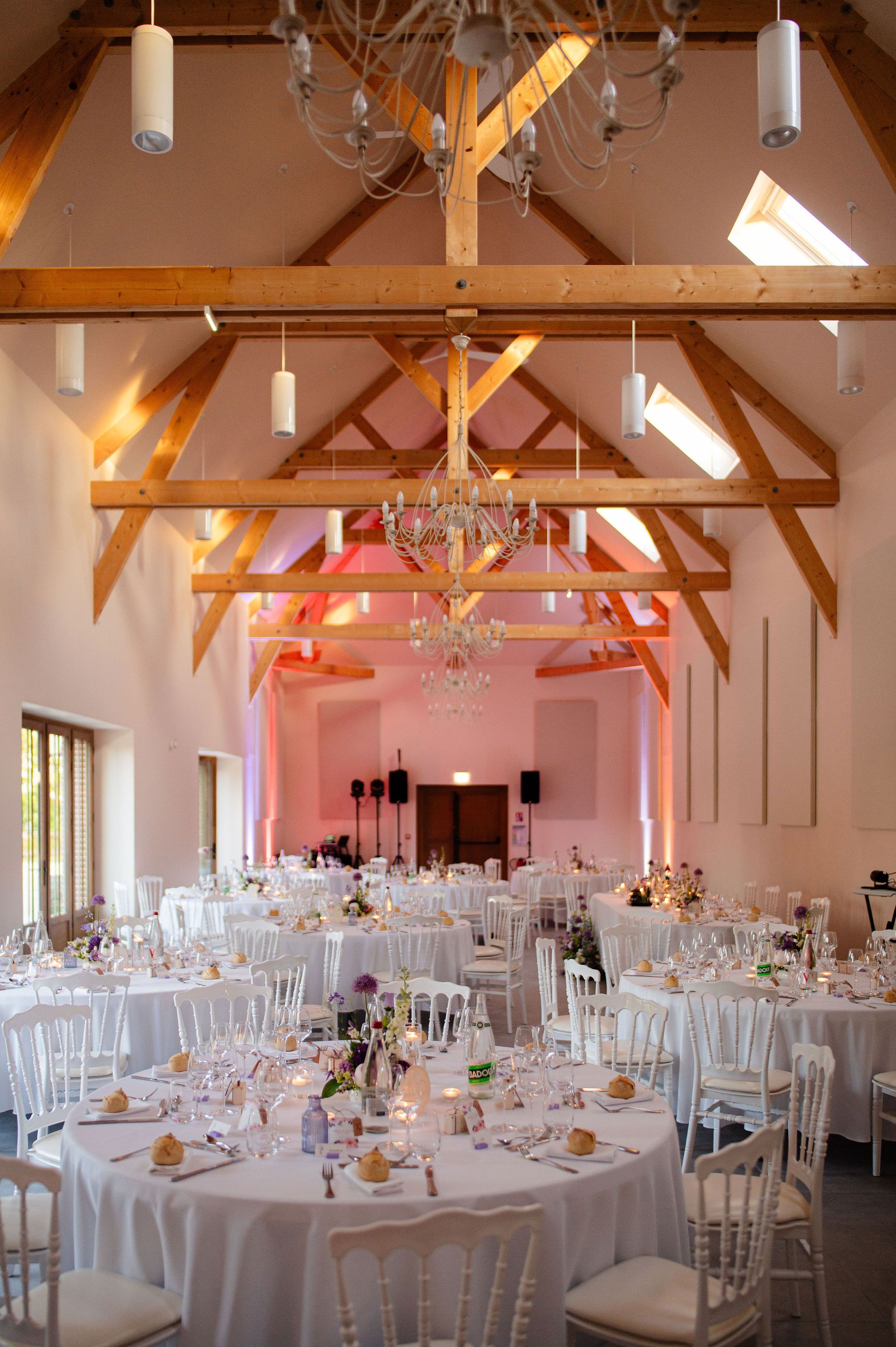 Salle de réception du Domaine des Crançons